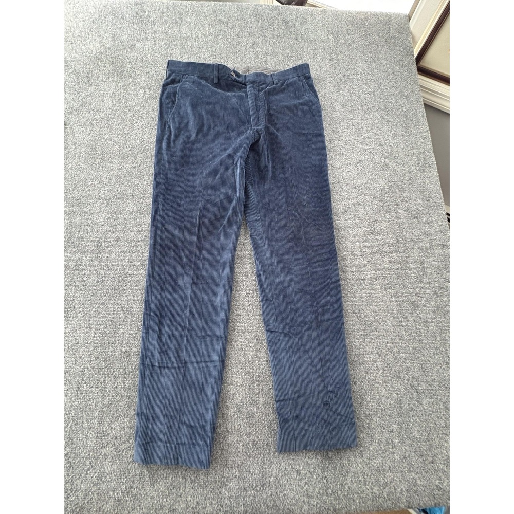 Todd Snyder Pants Mens 34x32 Blue Corduroy Sutton Fit Duca Visconti DI Madrone